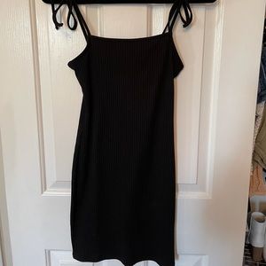 Ribbed mini dress